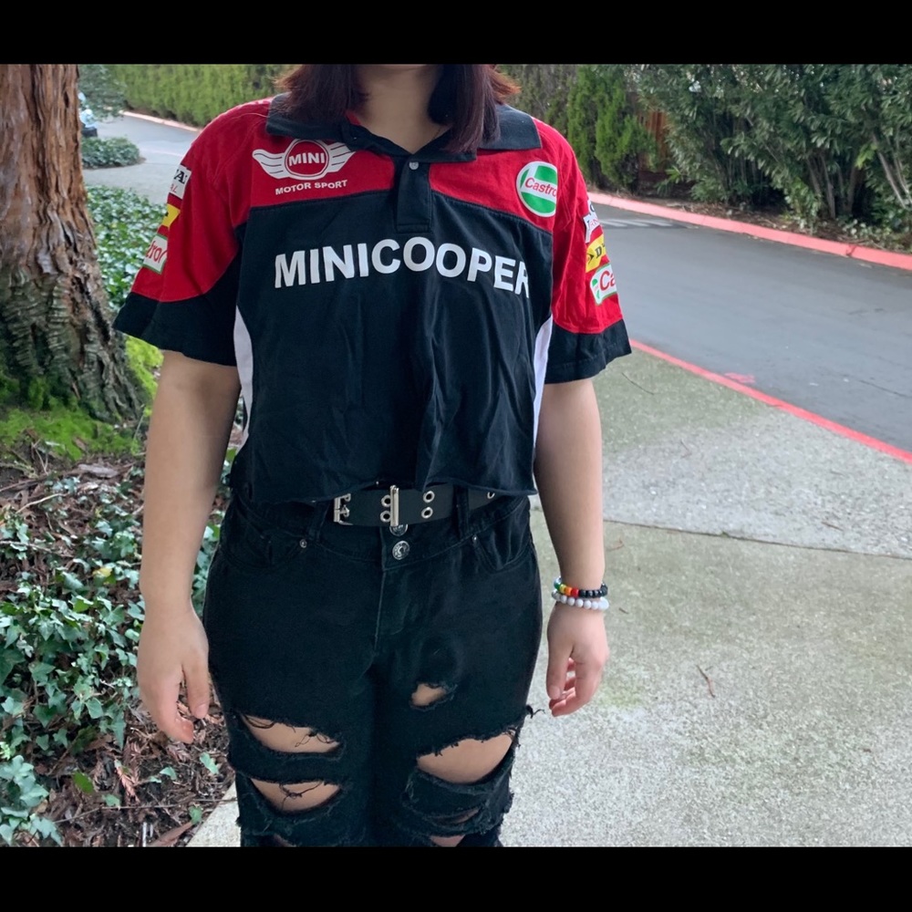 racing crop top